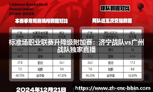 标准场职业联赛升降级附加赛：济宁战队vs广州战队独家直播